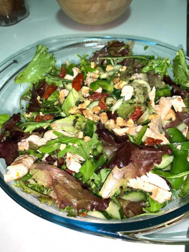 Favorite salad with chicken