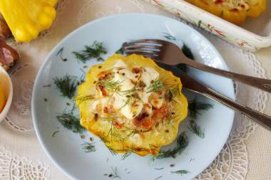 Stuffed squash