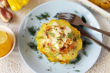 Stuffed squash