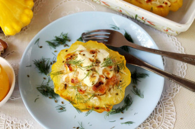 Stuffed squash