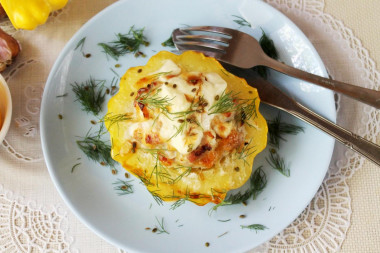 Stuffed squash