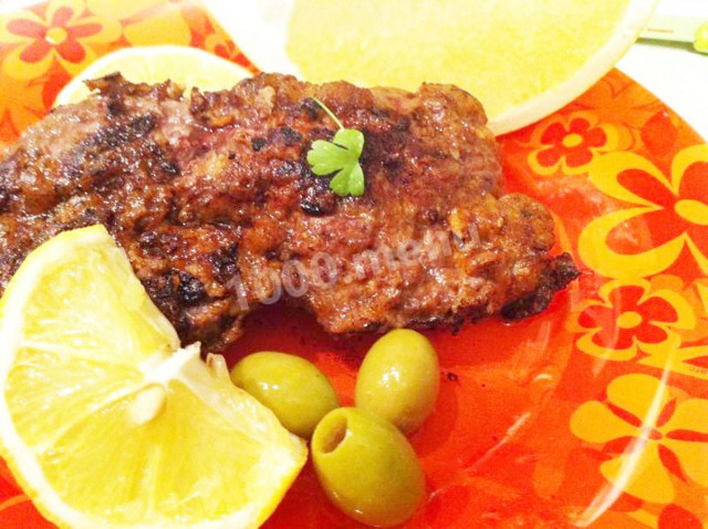 a la Viennese beef schnitzel