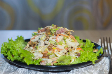 Anastasia salad with pineapple