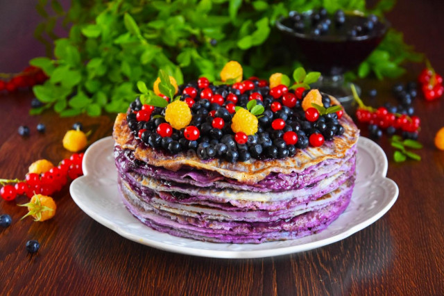 Blueberry pancakes