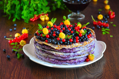 Blueberry pancakes