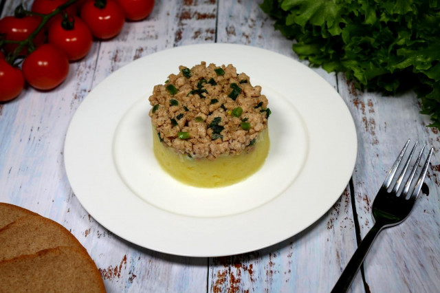 Mashed pork in Chinese style