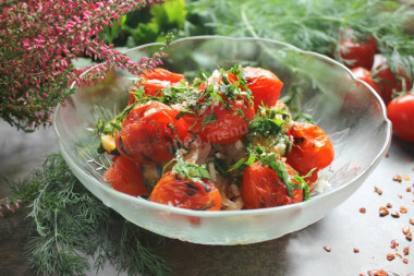 Grilled vegetable salad