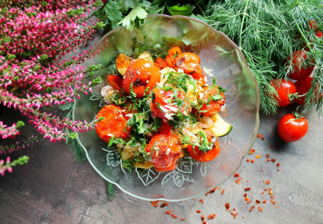 Grilled vegetable salad