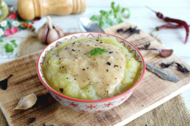 Gravy for mashed potatoes without meat