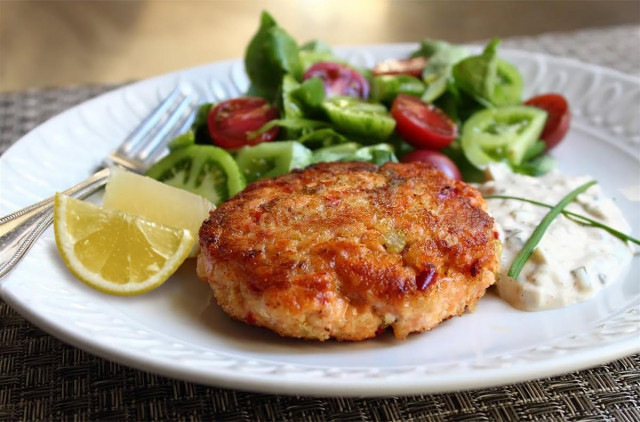 Sockeye salmon cutlets