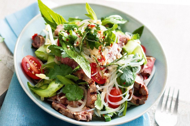 Warm Thai salad