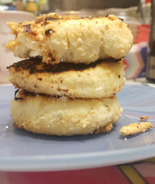 Thick cheesecakes with coconut flour