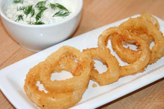 Breaded squid rings