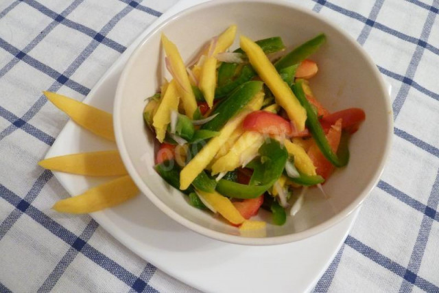 Mango and onion salad