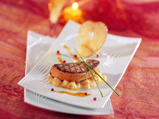 Escalope of foie gras