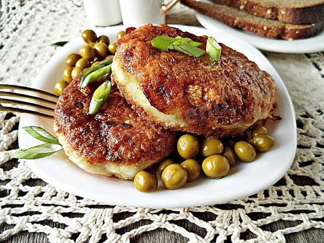 Burbot fish cutlets