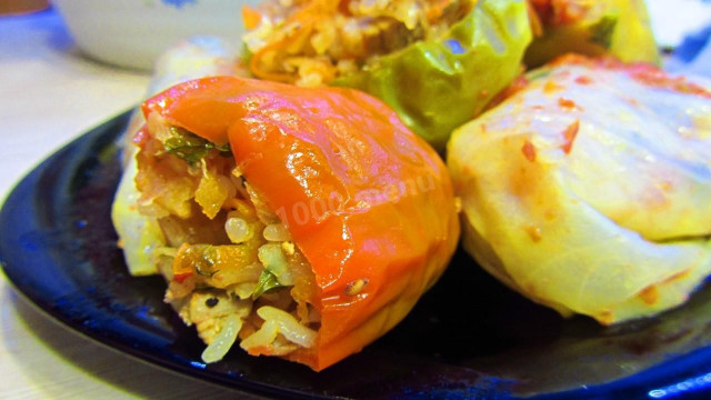 Stuffed cabbage rolls