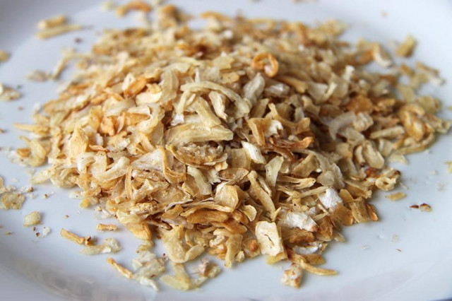 Dried fried onion