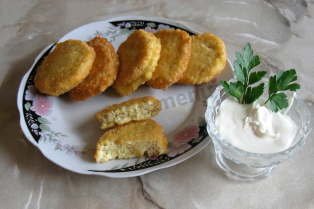 Capelin roe cutlets