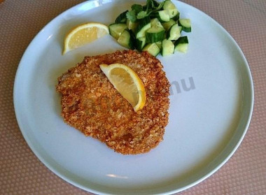 Viennese veal schnitzel