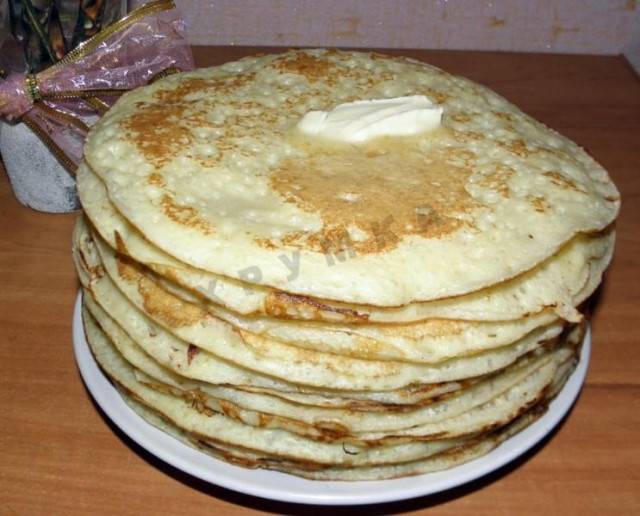 Royal yeast pancakes