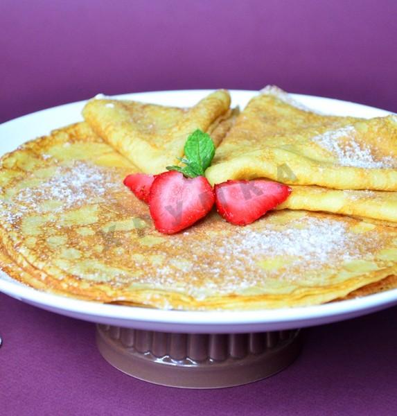 Pumpkin and orange pancakes