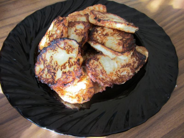 Kohlrabi pancakes