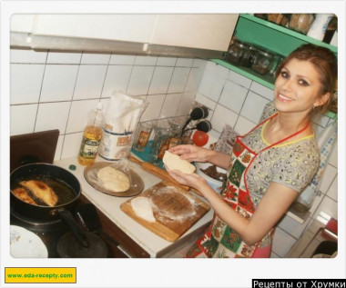 Chebureks of three types of meat