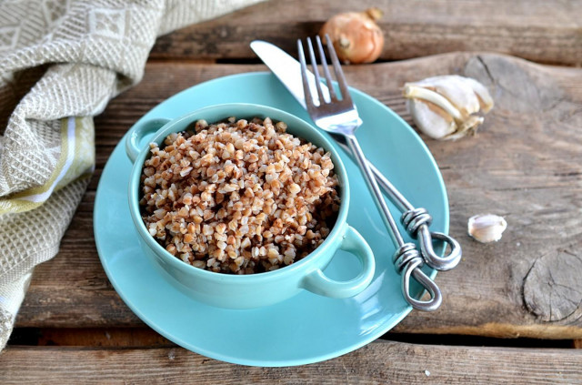 Microwaved buckwheat