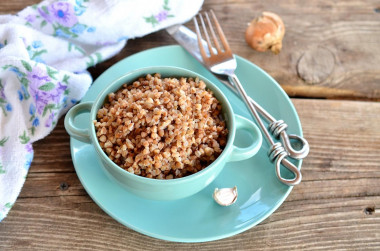 Microwaved buckwheat