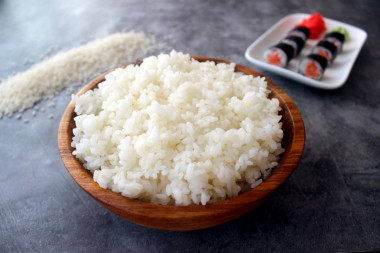 Sushi rice at home