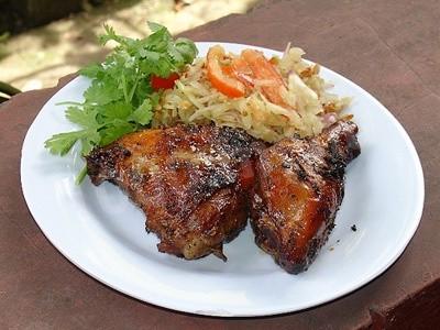 Thai grilled chicken in honey