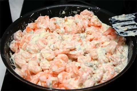 Shrimp cheese white wine