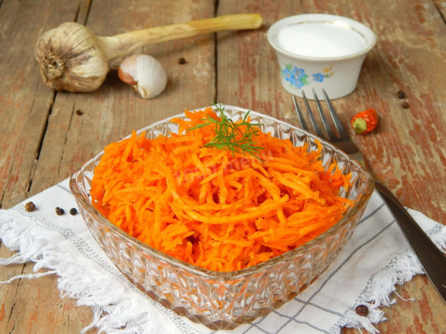 Homemade carrots