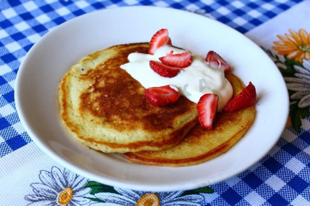 Kefir pancakes