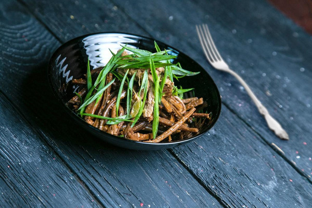 Fern with meat