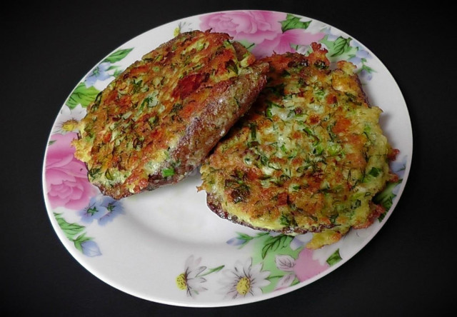 Croutons with herbs and cheese