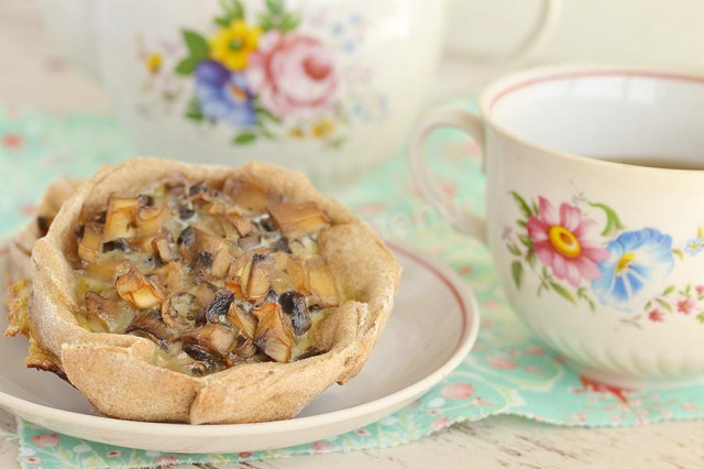 Baking with mushrooms