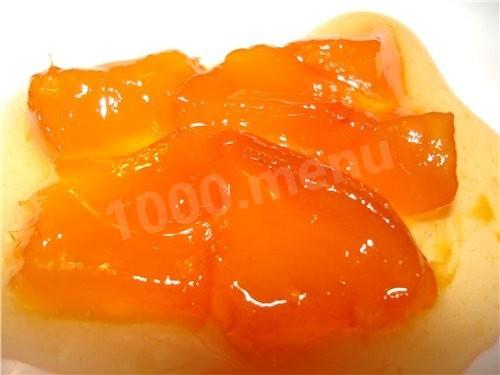 Peach jam with citric acid