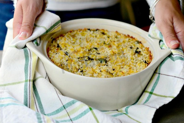 Buckwheat porridge with rice on water