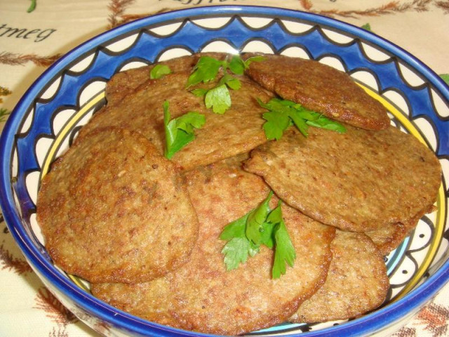 Chicken liver pancakes