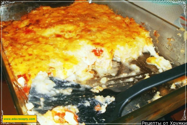 Potato casserole with pork classic