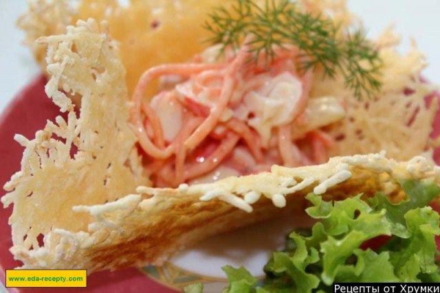 Cheese tartlets with vegetables