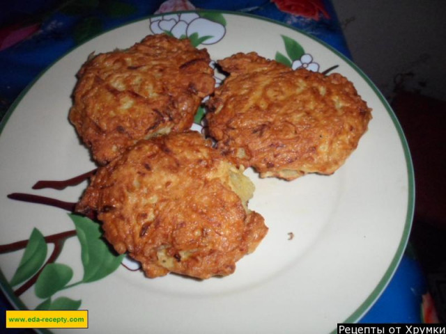 Potato pancakes with meat