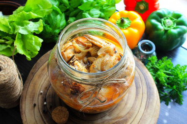 Chicken in a jar in its own juice