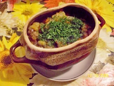 Stewed lamb with apples and Mongolian cheese