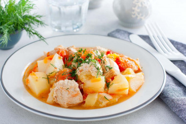 Turkey vegetable stew