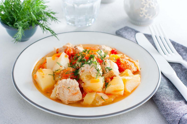 Turkey vegetable stew