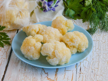 How to freeze cauliflower for winter