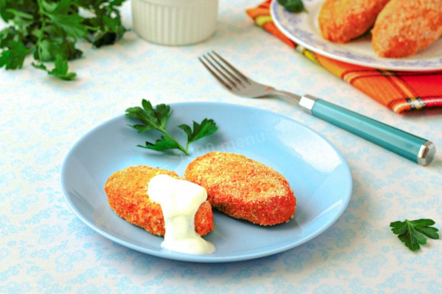 Carrot cutlets in the oven